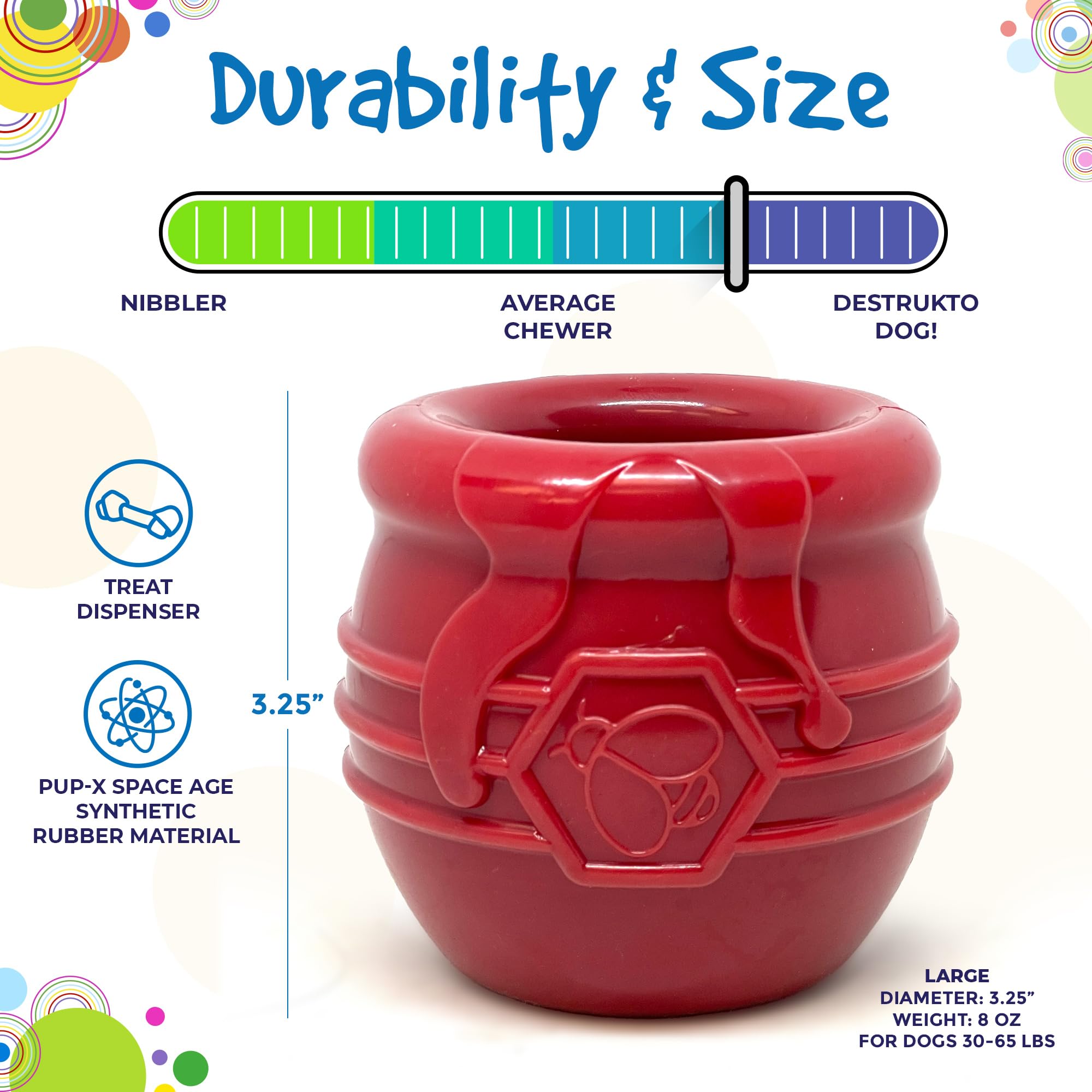 Amazon.com: SodaPup Honey Pot – Durable Dog Treat Dispenser